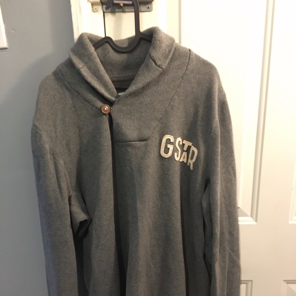 G-star Raw Mens Dress Sweater Henley extra large XL